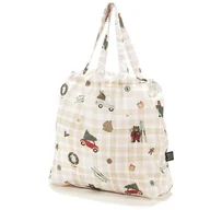 Torby i organizery dla mam - La Millou Shopper Bag uniwersalna torba na ramię / Winter Cottage - miniaturka - grafika 1
