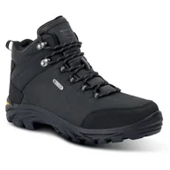 Buty trekkingowe męskie - Buty trekkingowe wysokie męskie Regatta Burrell Leather Rozmiar butów (UE): 44 / Kolor: czarny - miniaturka - grafika 1