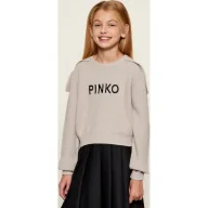 Swetry dla dziewczynek - Pinko UP Sweter Regular Fit - miniaturka - grafika 1