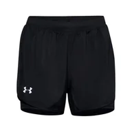 Spodenki damskie - Spodenki damskie Under Armour  Fly By 2.0 2N1 Short-BLK XS - miniaturka - grafika 1