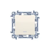 Wyłączniki światła i elektryczne - LEDart pojedynczy podświetlany kremowy CW1L.01/41 Kontakt Simon10 - miniaturka - grafika 1