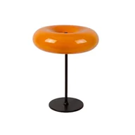 Lampy stojące - Pomarańczowa lampa stołowa Sentino w formie torusa - miniaturka - grafika 1