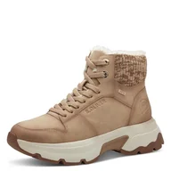 Śniegowce damskie - s.Oliver Damskie buty WL Lace Boot 5-26235-43 śniegowce, beżowe, 36 EU, beżowy, 36 EU - miniaturka - grafika 1