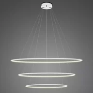 Lampy sufitowe - Lampa wisząca Ledowe Okręgi No.3 Φ100 cm in 3k biała ściemnialna Altavola Design - miniaturka - grafika 1