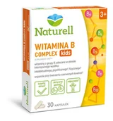 Witaminy i minerały - Naturell Witamina B complex kids x 30 kaps - miniaturka - grafika 1