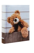 Albumy fotograficzne - Album Dziecka Dziecięcy Szyty Na 200 Zdjęć 10x15 Cm. Z Opisem BABY BEARS płotek - miniaturka - grafika 1