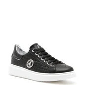 Buty dla dziewczynek - Patrizia Pepe Skórzane trampki - miniaturka - grafika 1