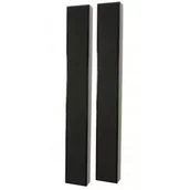 Głośniki i kolumny - DLS FLATBOX SLIM XL głośnik naścienny (para/czarny) - miniaturka - grafika 1