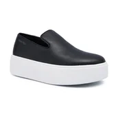 Trampki damskie - Calvin Klein Skórzane slip on - miniaturka - grafika 1