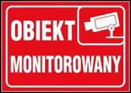 Tablice BHP - Raw-pol Znak Obiekt Monitorowany Z-R111-P-150x210 - miniaturka - grafika 1