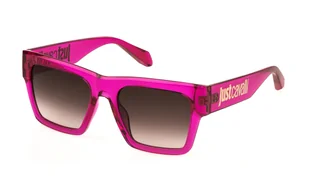 Okulary JUST CAVALLI SJC038-5403GB. Okulary przeciwsłoneczne, Kolor różowy. Unisex. - Okulary przeciwsłoneczne - miniaturka - grafika 1