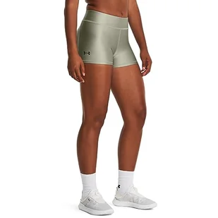 Under Armour Damskie szorty HeatGear Armour Mid Rise - Spodenki damskie - miniaturka - grafika 1