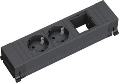 Bachmann BACHMANN POWER FRAME 2xCEE7/3 1xCM, profil z tworzywa sztucznego 0,2 m GST18