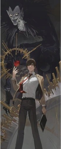 Plakat Anime Death Note DN_124 A3 Custom Manga