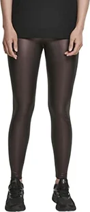 Urban Classics Damskie legginsy ze sztucznej skóry z wysokim stanem, damskie spodnie sportowe w różnych kolorach, rozmiary XS - 5XL, Redwine., M - Spodnie damskie - miniaturka - grafika 1