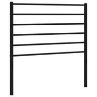 Inne meble do sypialni - Metalowe wezgłowie, czarne, 75 cm - miniaturka - grafika 1