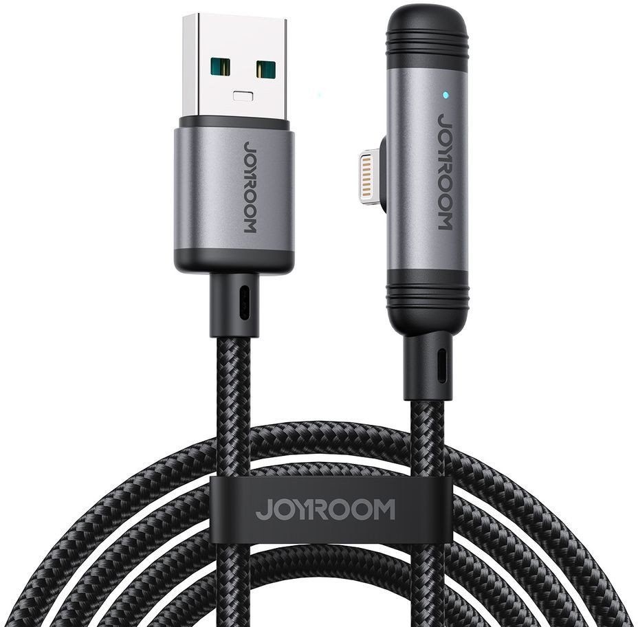 Kabel Joyroom S-A56 EnjoyX Series 90° USB-A - Lightning 3A 1,2m - czarny