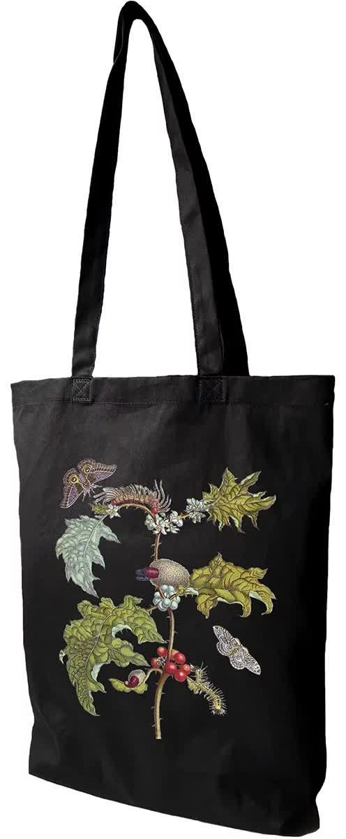 Torba bawełniana Metamorfoza owadów Surinamensium Maria Sibylla Merian