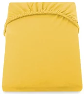 Prześcieradła - DecoKing Prześcieradło Jersey - Amber - Żółty 90x200 cm - miniaturka - grafika 1