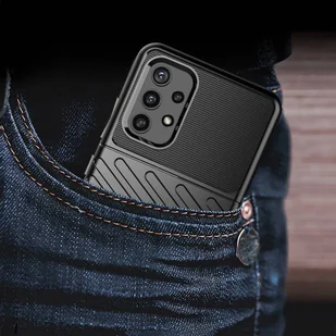 Thunder Case elastyczne pancerne etui pokrowiec Samsung Galaxy A32 4G czarny - Etui i futerały do telefonów - miniaturka - grafika 10
