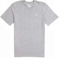 Koszulki męskie - Koszulka Męska Szara Małe Logo Nike Bawełna BV0507-063 r. M - miniaturka - grafika 1