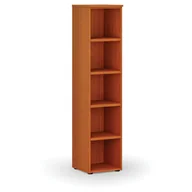 Regały biurowe - Regał biurowy PRIMO WOOD, 1781 x 400 x 420 mm, wiśnia - miniaturka - grafika 1