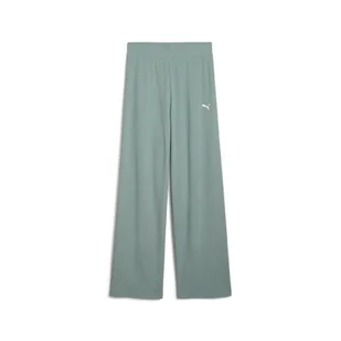 Puma Spodnie Ess Elevated High-Waist Straight 68502530 - Spodnie sportowe damskie - miniaturka - grafika 1