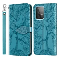 Portfele - Do Samsung Galaxy A52 5G 4G Portfel Etui,2 Gniazdo na karty kredytowe Uchwyt na kartę identyfikacyjną,Etui z klapką ze skóry PU z paskiem - Zielony - miniaturka - grafika 1