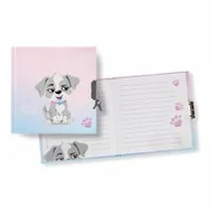 Szkolne artykuły papiernicze - Pamiętnik zamykany Cuties Pieski STARPAK 534362 - miniaturka - grafika 1