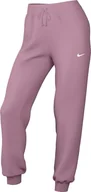 Spodnie rowerowe - Nike Sportswear Phoenix FZ7626-699, damskie spodnie treningowe ze średnim stanem, kolor różowy/Sail, FZ7626-699, M - miniaturka - grafika 1