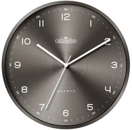 Zegary - Chermond Zegar ścienny 1818.007 szary brązowy metalowy 30,5 cm - miniaturka - grafika 1