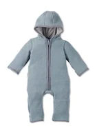 Pajacyki dla niemowląt - Hofbrucker Wełniany kombinezon w kolorze szaroniebieskim - miniaturka - grafika 1