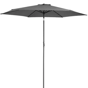 Parasol aluminiowy antracyt Ø300cm Ochrona UV 80+ - Parasole ogrodowe - miniaturka - grafika 1