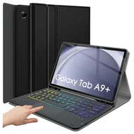 Etui do tabletów - Etui z klawiaturą RGB do Samsung Galaxy Tab A9+ Plus SM-X210 obudowa case - miniaturka - grafika 1