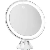 Lusterka do makijażu - Lustro do makijażu powiększające 25x z oświetleniem, przyssawką i możliwością obrotu o 360° – 3 ustawienia oświetlenia – idealne na toaletkę. 1 sztuk - miniaturka - grafika 1