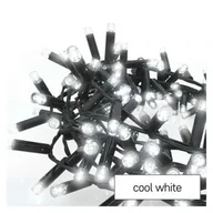 Oświetlenie świąteczne - Oświetlenie łączone Profi - łańcuch jeżyk 150 LED 3m, zimna biel, czarny, IP44 - miniaturka - grafika 1
