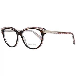 Emilio Pucci Unisex dla dorosłych EP5038 052 53 oprawki okularów, brązowe (Avana SCURA) - Okulary przeciwsłoneczne - miniaturka - grafika 1