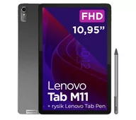 Tablety - Lenovo Tab M11 TB330FU 10.95" 4/128GB Wi-Fi Luna Grey + Rysik  - miniaturka - grafika 1