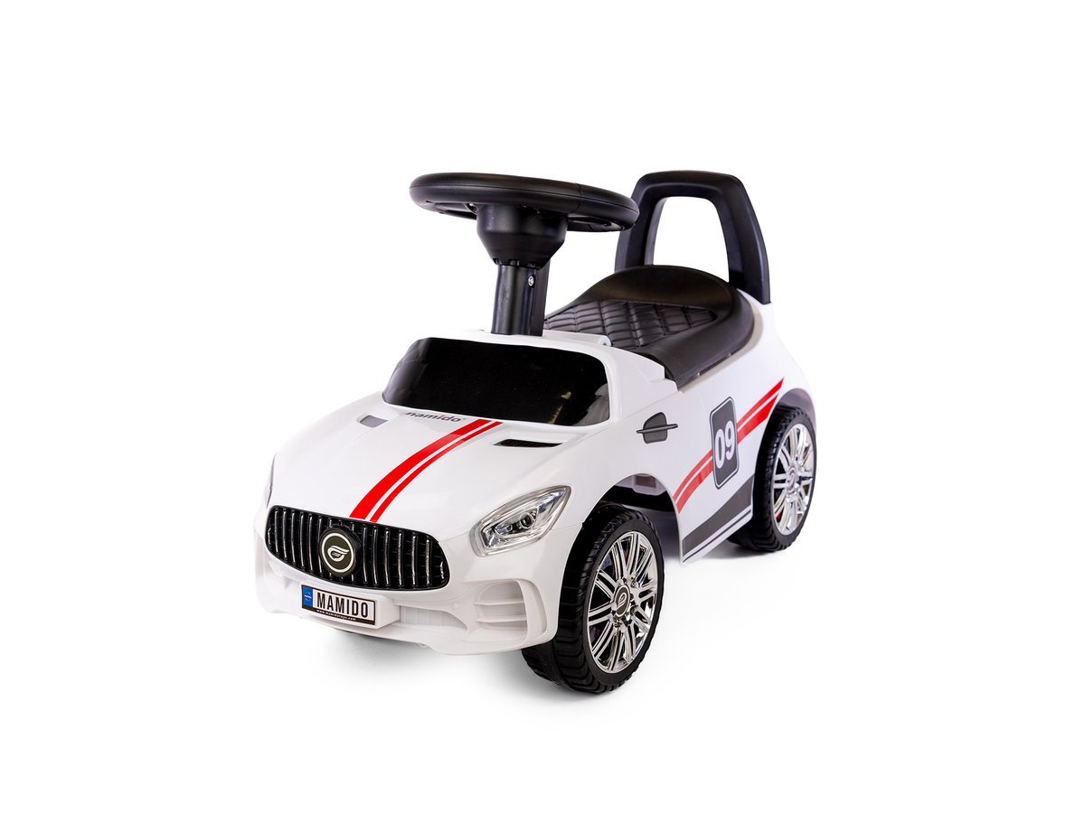 Dziecięcy jeździk MT269 z efektami dźwiękowymi biały