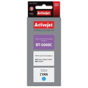 ActiveJet Tusz AB-5000C (zamiennik Brother BT-5000C; Supreme; 50 ml; niebieski) 2_201827 - Tusze zamienniki - miniaturka - grafika 1