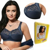 Biustonosze - ﻿Biustonosz półusztywniany 583 Nina grafitowy 75D - miniaturka - grafika 1