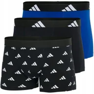 Majtki męskie - Adidas Bokserki Active Flex Trunks 3-Pack 4Am002-913 R L - miniaturka - grafika 1