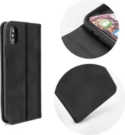 Etui i futerały do telefonów - Etui Book Case SILK Premium kompatybilne z SAMSUNG GALAXY S8 Plus (G955F) etui na telefon z funkcją podstawki i miejscem na karty, czarne - miniaturka - grafika 1