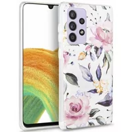 Etui i futerały do telefonów - Tech-Protect FLORAL GALAXY A33 5G WHITE fd-20609-0 - miniaturka - grafika 1