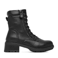 Botki damskie - Trzewiki Clara Barson CEO-WS6396-05 Czarny - miniaturka - grafika 1