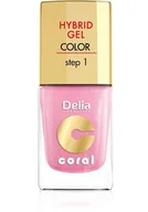 Lakiery do paznokci - Delia Cosmetics Coral Hybrid Gel Lakier do paznokci nr 31 Jasno Perłowy Róż 11ml Cosmetics - miniaturka - grafika 1