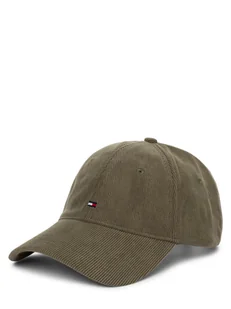 Tommy Hilfiger Czapka męska Mężczyźni zielony jednolity, ONE SIZE - Czapki męskie - miniaturka - grafika 1