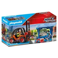 Klocki - Playmobil CITY ACTION WÓZEK WIDŁOWY Z ŁADUNKIEM 70772 - miniaturka - grafika 1