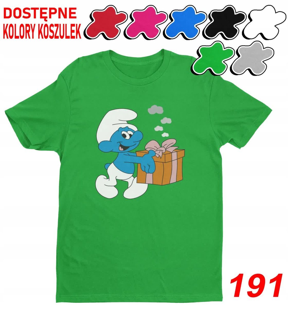 Dziecięca Koszulka T-Shirt Z Nadrukiem Wybór Smefr Zgrywus Prezent-M134-140