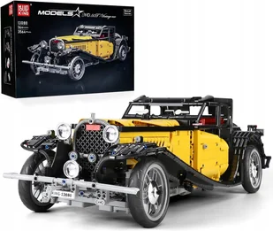 MOULD KING Technic BUGATTI 50T zestaw klocków AUTO RETRO BARDZO DUŻY MODEL - Klocki - miniaturka - grafika 1